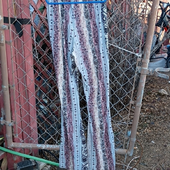 Mind Code Multicolor Striped Boot Cut Pants - Picture 5 of 7